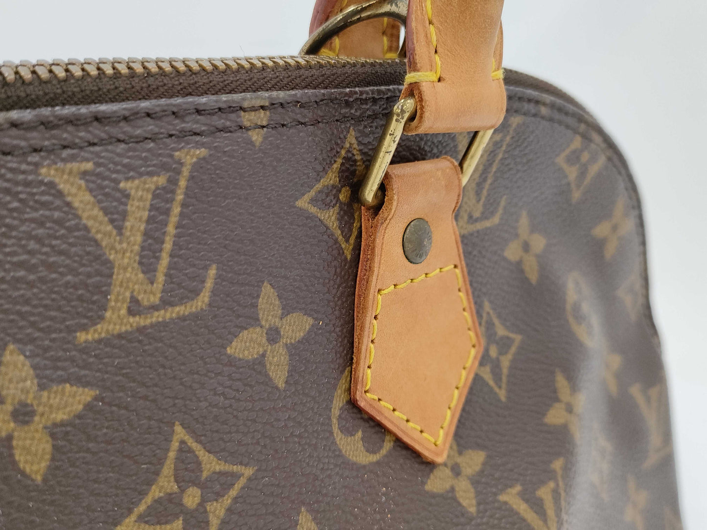 LOUIS VUITTON Monogram Alma M51130 Handbag with Cadena