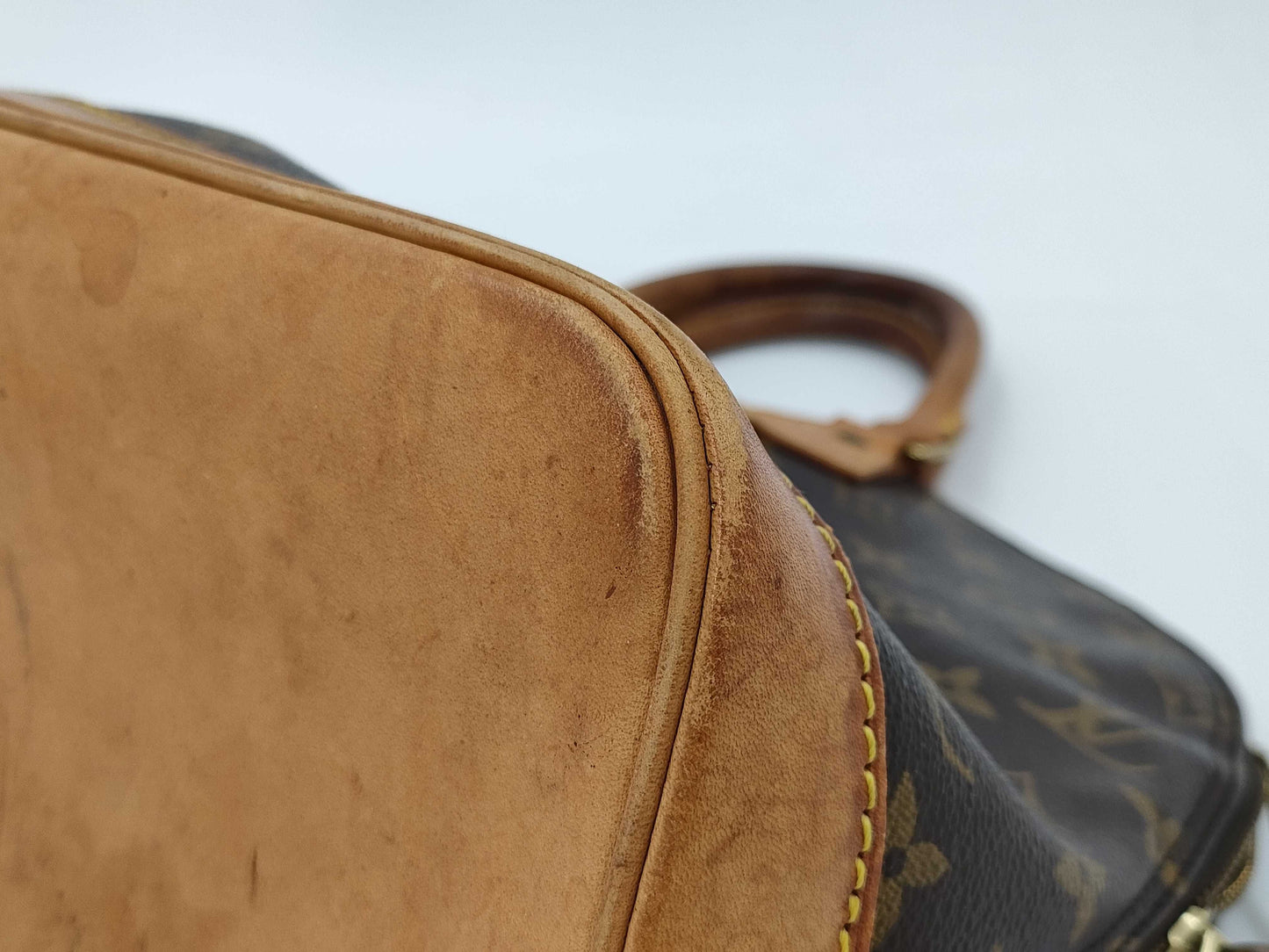 LOUIS VUITTON Monogram Alma M51130 Handbag with Cadena