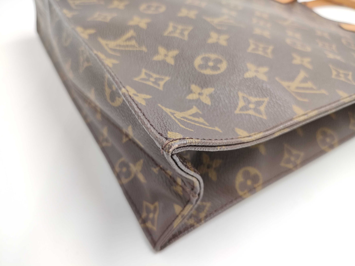 LOUIS VUITTON Monogram Sac Plat M51140 Handbag