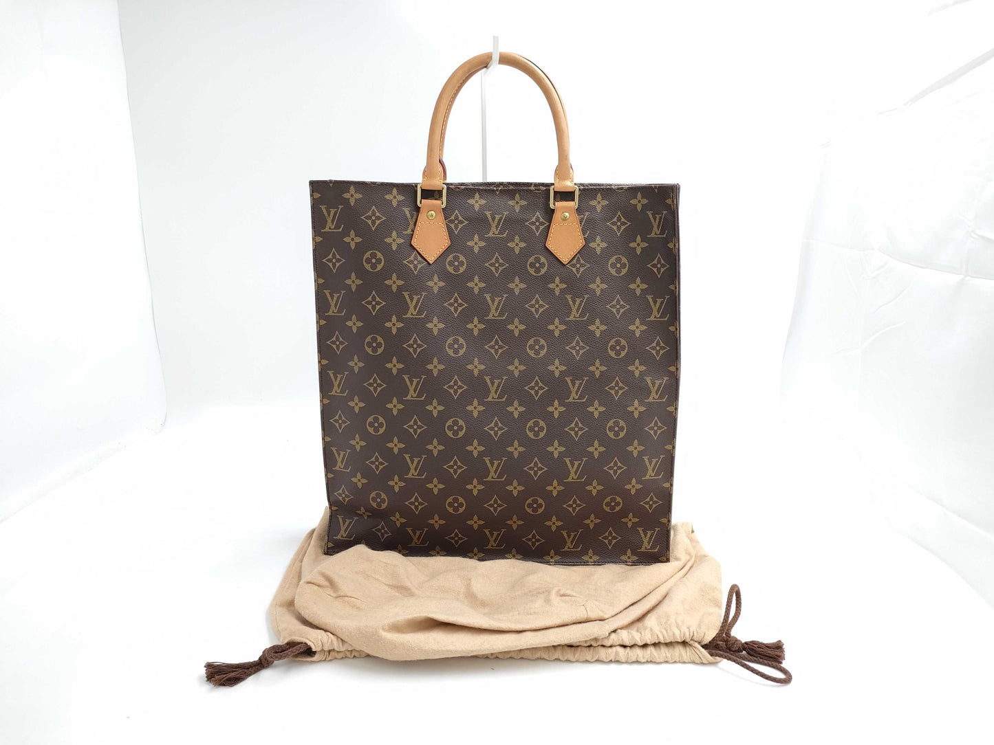 LOUIS VUITTON Monogram Sac Plat M51140 Handbag