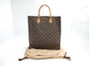 LOUIS VUITTON Monogram Sac Plat M51140 Handbag