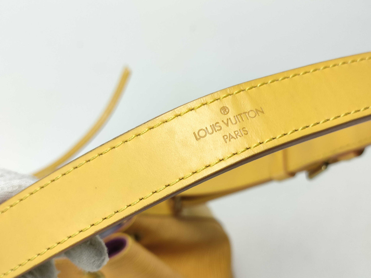 LOUIS VUITTON Epi M44109 Noe Tassili Yellow Handbag