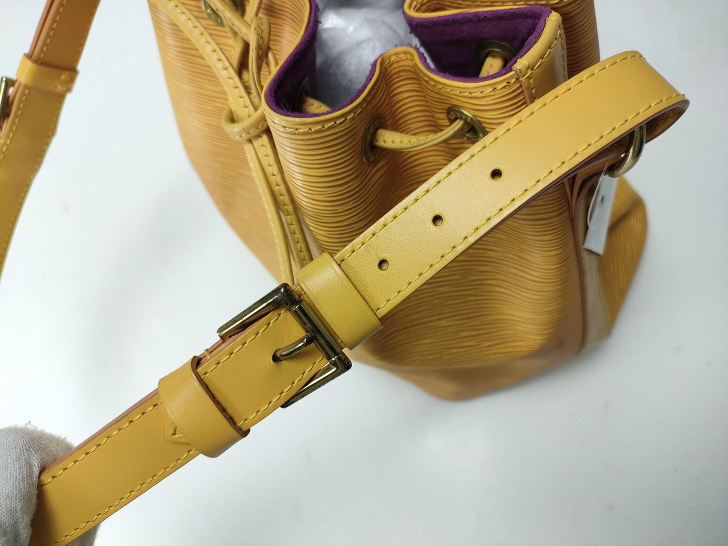 LOUIS VUITTON Epi M44109 Noe Tassili Yellow Handbag