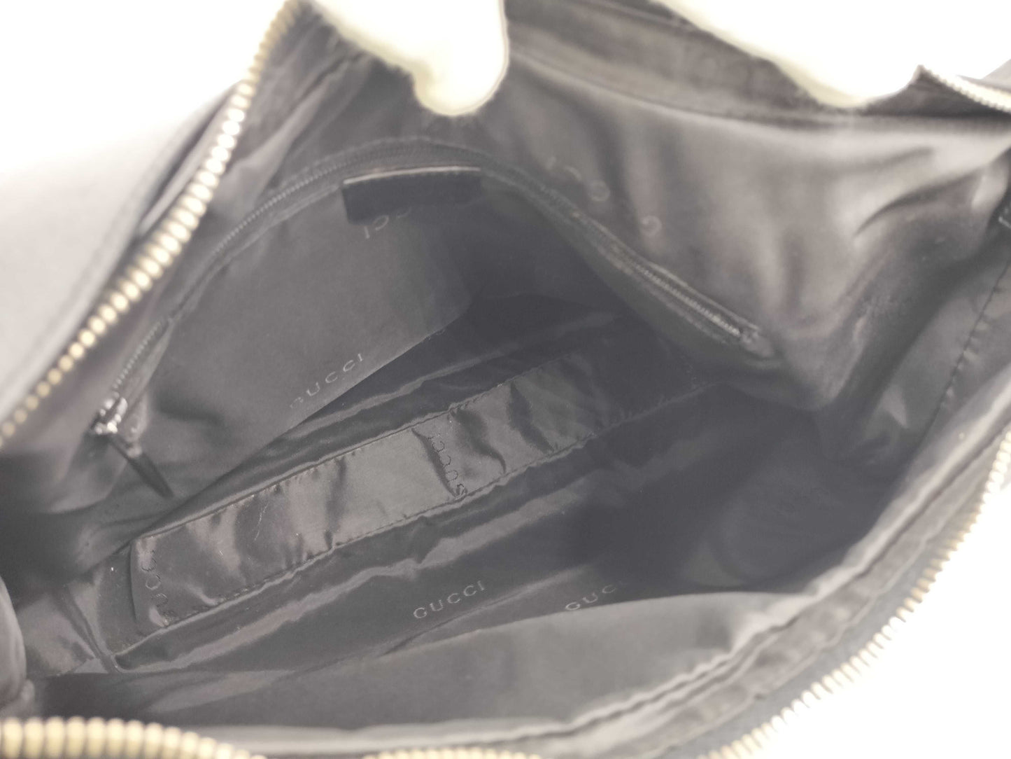 GUCCI Leather One-Shoulder Bag 001, 3341, 3444 Black Shoulder Bag