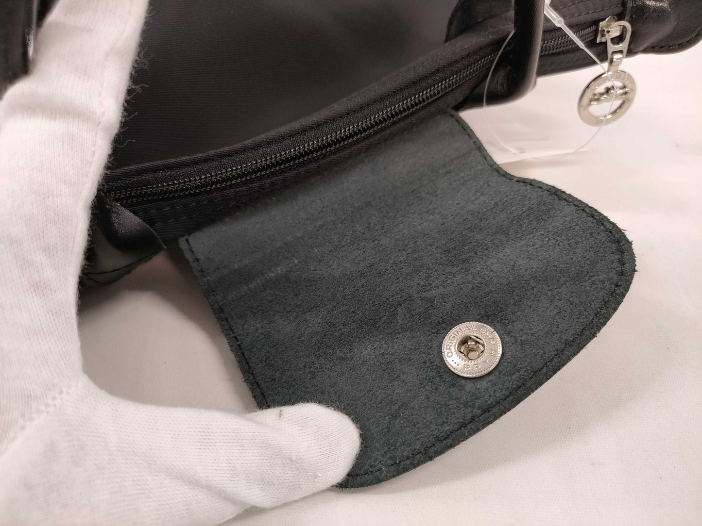 LONG CHAMP Nylon Tote Mini Handbag
