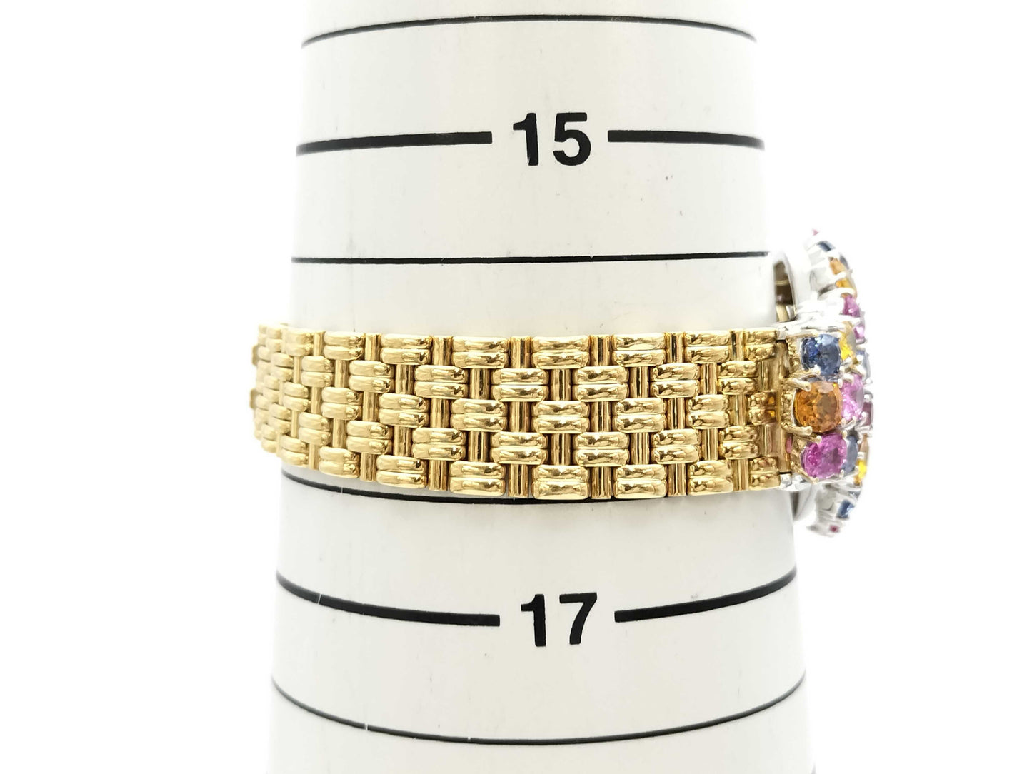 CHESS Hand-Wound Watch, Sapphire, Diamond, 18K Gold, 57.4g, Other Accessories