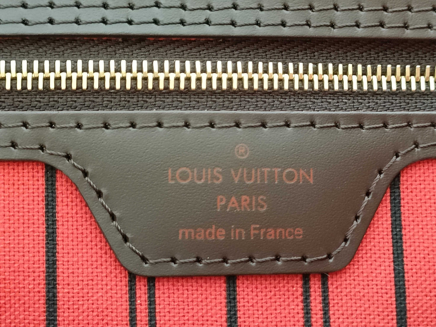 LOUIS VUITTON RFID Unverifiable FL3184 Damier N51105 Neverfull MM Tote Bag