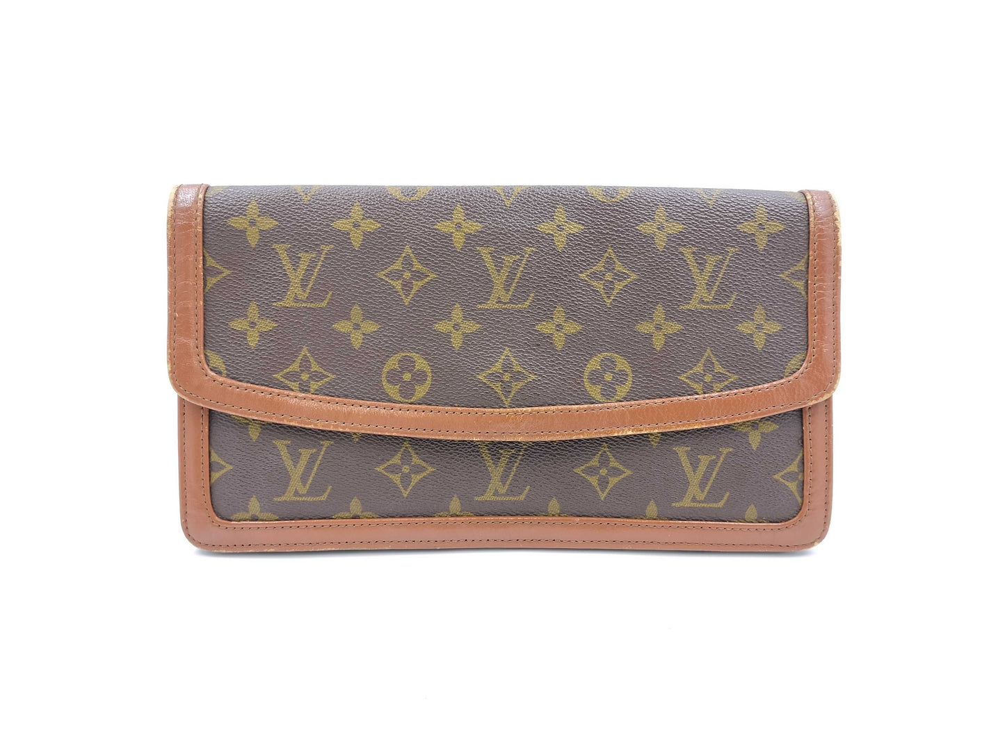 LOUIS VUITTON Monogram Pochette Dame Clutch Bag