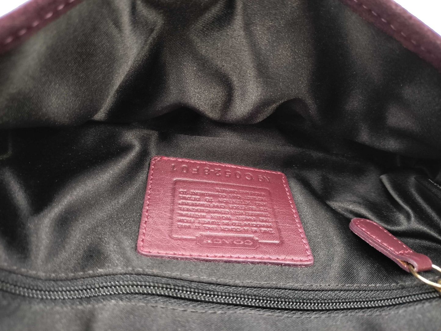 COACH Soho Tweed Demi Flap Bag C052-8F01 Limited Edition Velour Handbag