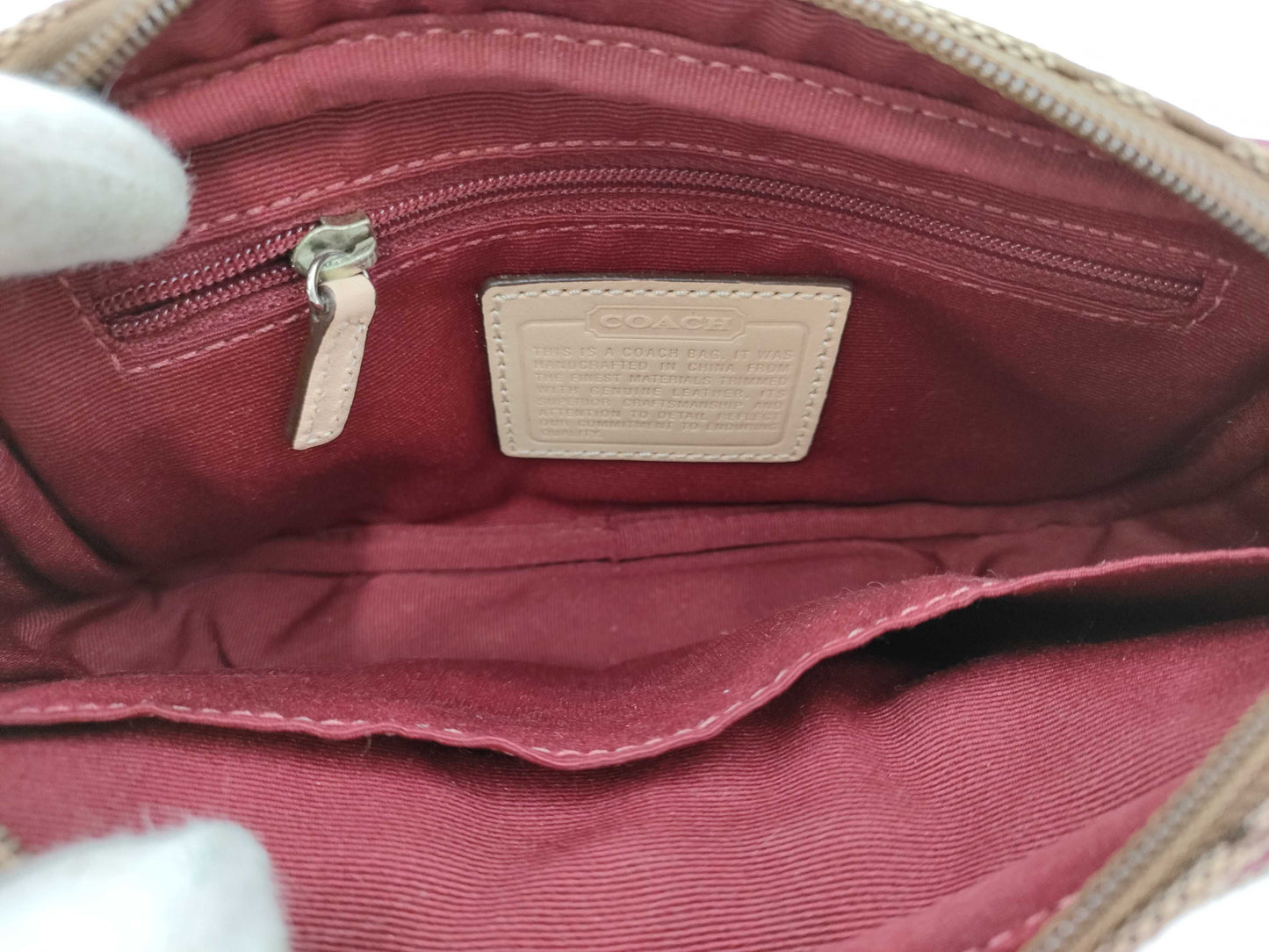 COACH Signature Mini Shoulder Handbags