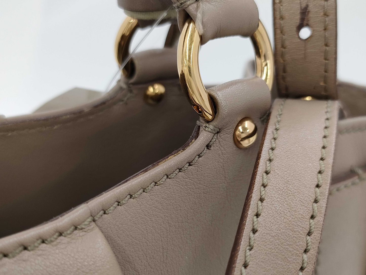 Salvatore Ferragamo Gancini Leather 2-Way Handbag