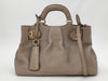 Salvatore Ferragamo Gancini Leather 2-Way Handbag