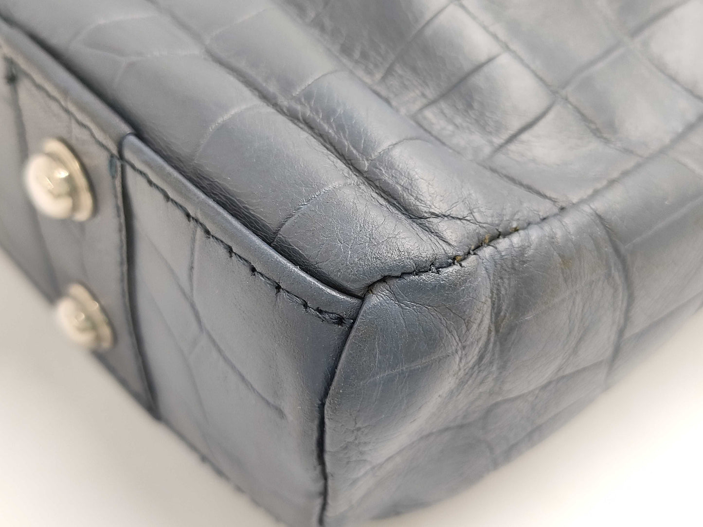 Orobianco Orobianco 20th Anniversary 2-Way Crocodile Leather Bag/Embossed Shoulder Bag