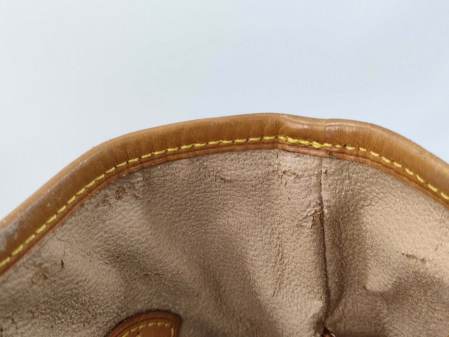 LOUIS VUITTON Monogram Bucket GM Tote Bag with Pouch