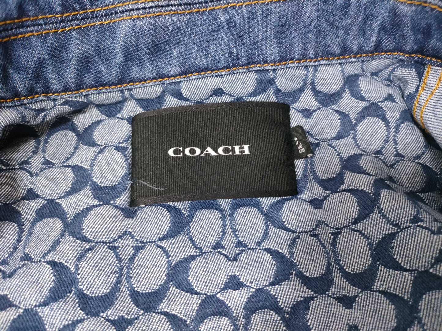 COACH denim jacket, size L, jacket