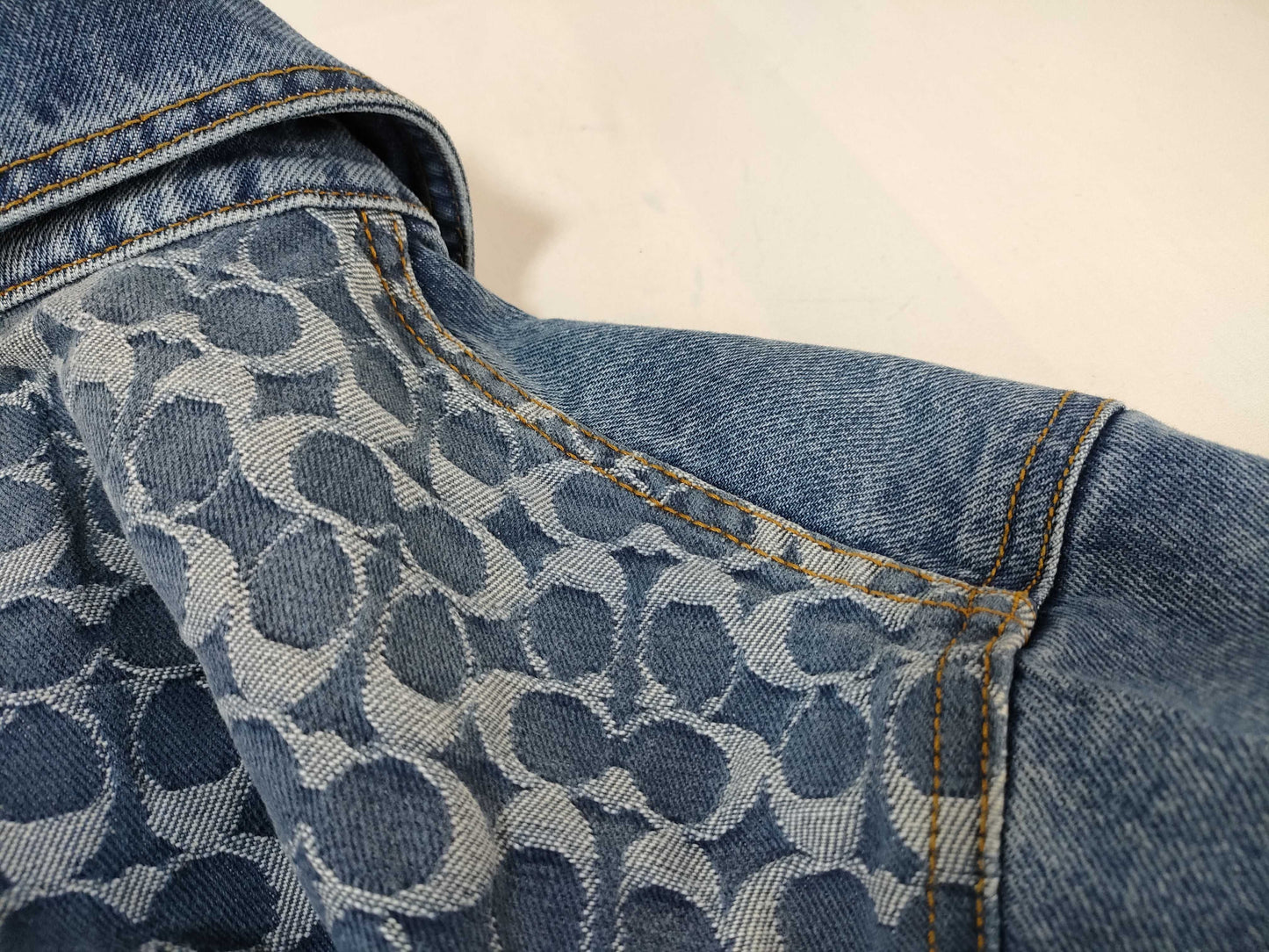 COACH denim jacket, size L, jacket