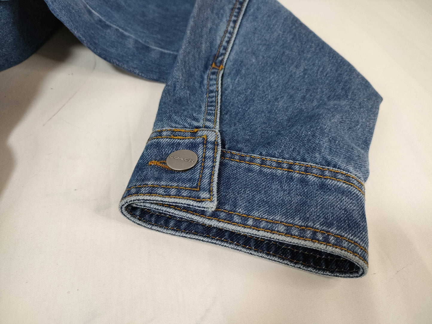 COACH denim jacket, size L, jacket