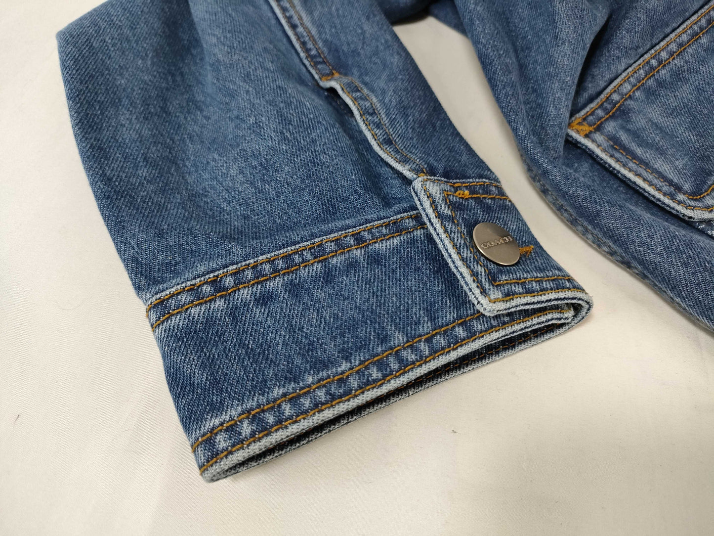 COACH denim jacket, size L, jacket
