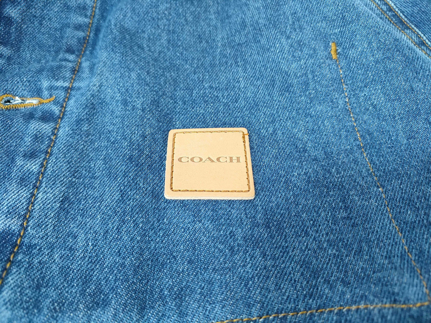 COACH denim jacket, size L, jacket