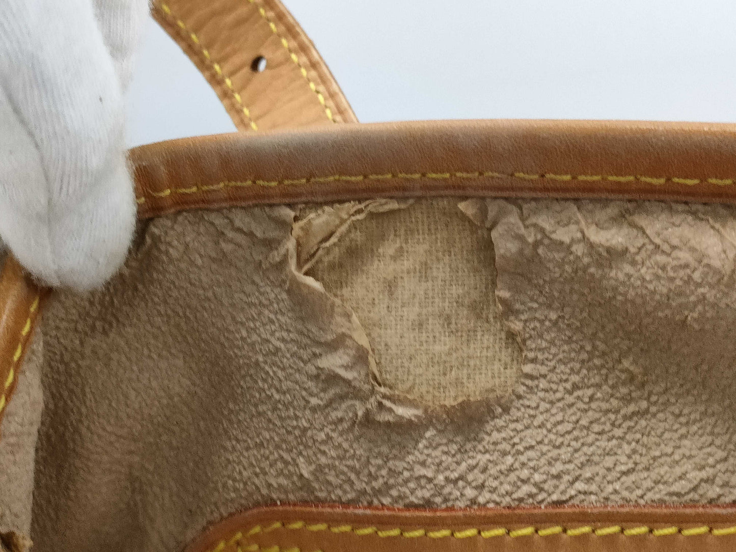 LOUIS VUITTON Monogram Bucket GM Tote Bag with Pouch