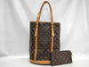 LOUIS VUITTON Monogram Bucket GM Tote Bag with Pouch