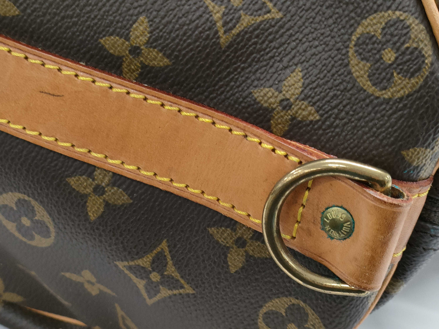 LOUIS VUITTON Monogram Keepall Bandouliere 50 Boston Bag