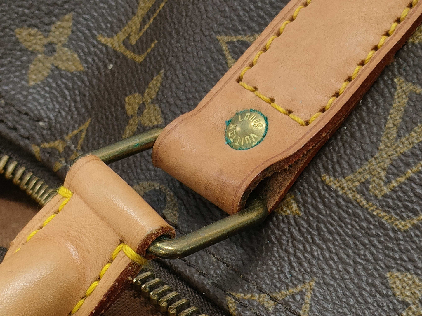 LOUIS VUITTON Monogram Keepall Bandouliere 50 Boston Bag