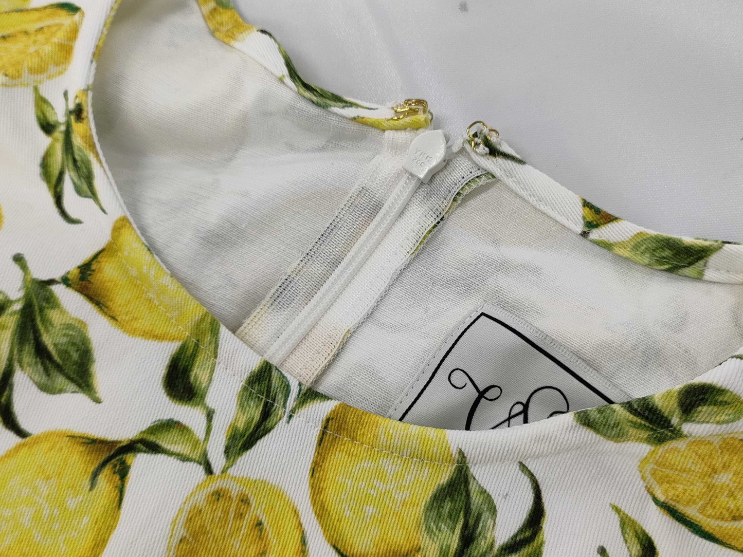 SEVEN TEN Lemon Print Top Dress