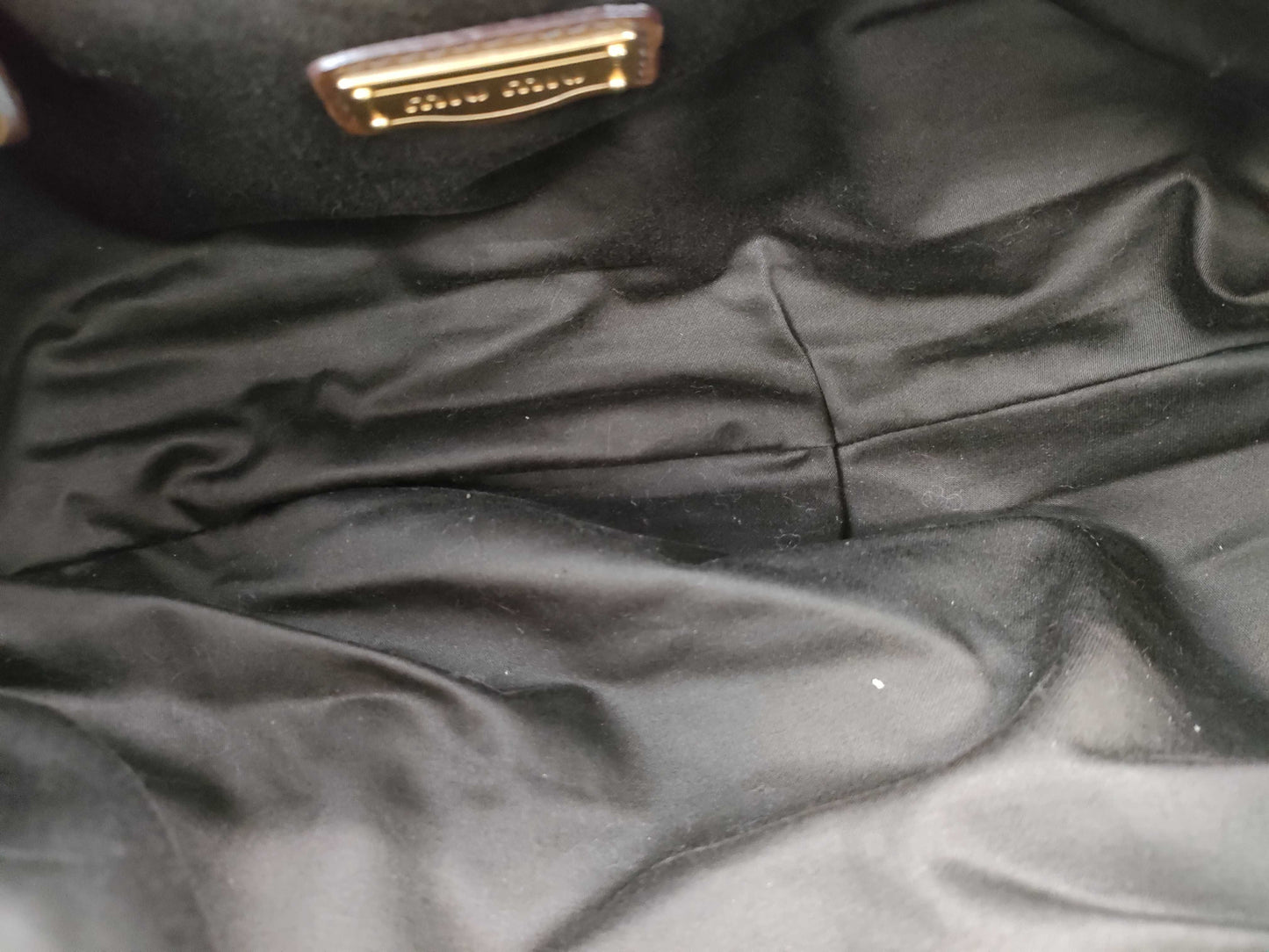 Miu Miu Leather 2-Way Handbag