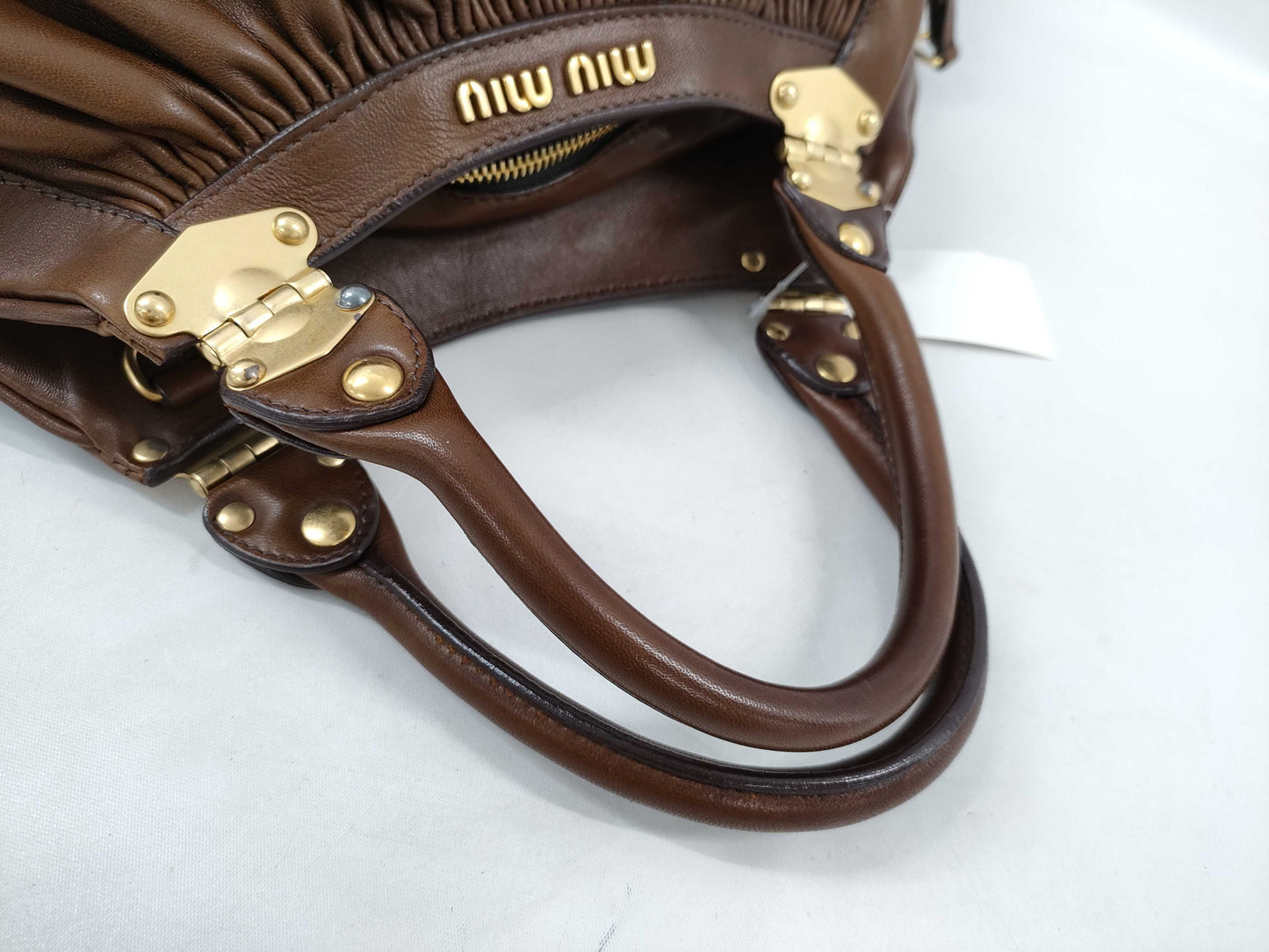 Miu Miu Leather 2-Way Handbag