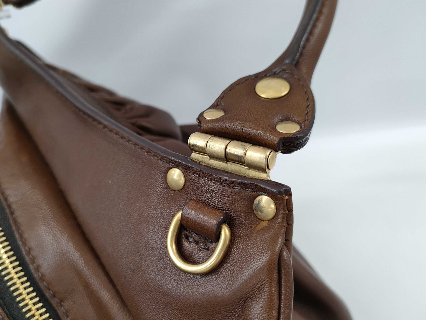 Miu Miu Leather 2-Way Handbag
