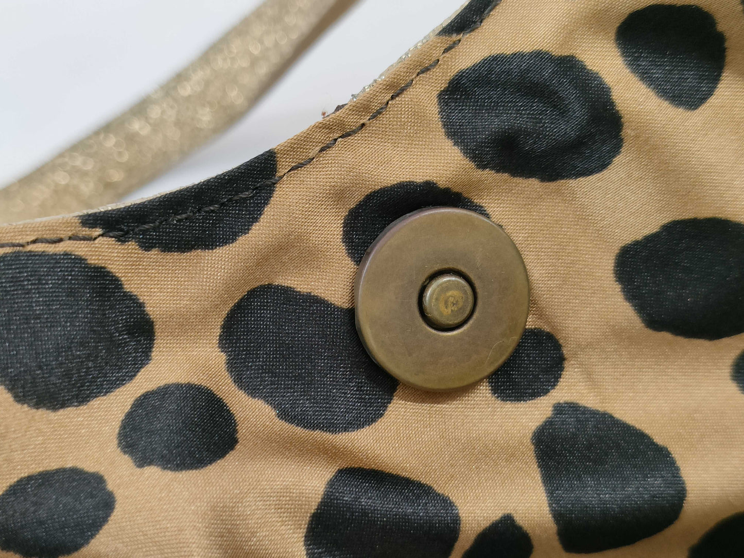 Moschino Mini Bag Gold Handbag
