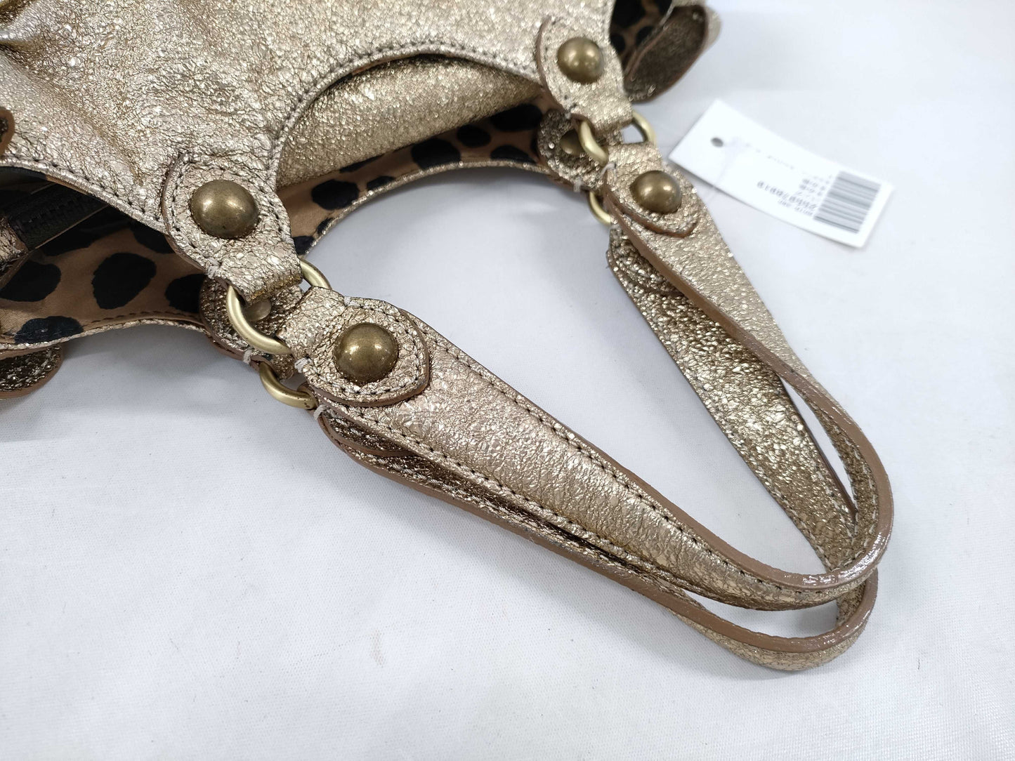 Moschino Mini Bag Gold Handbag