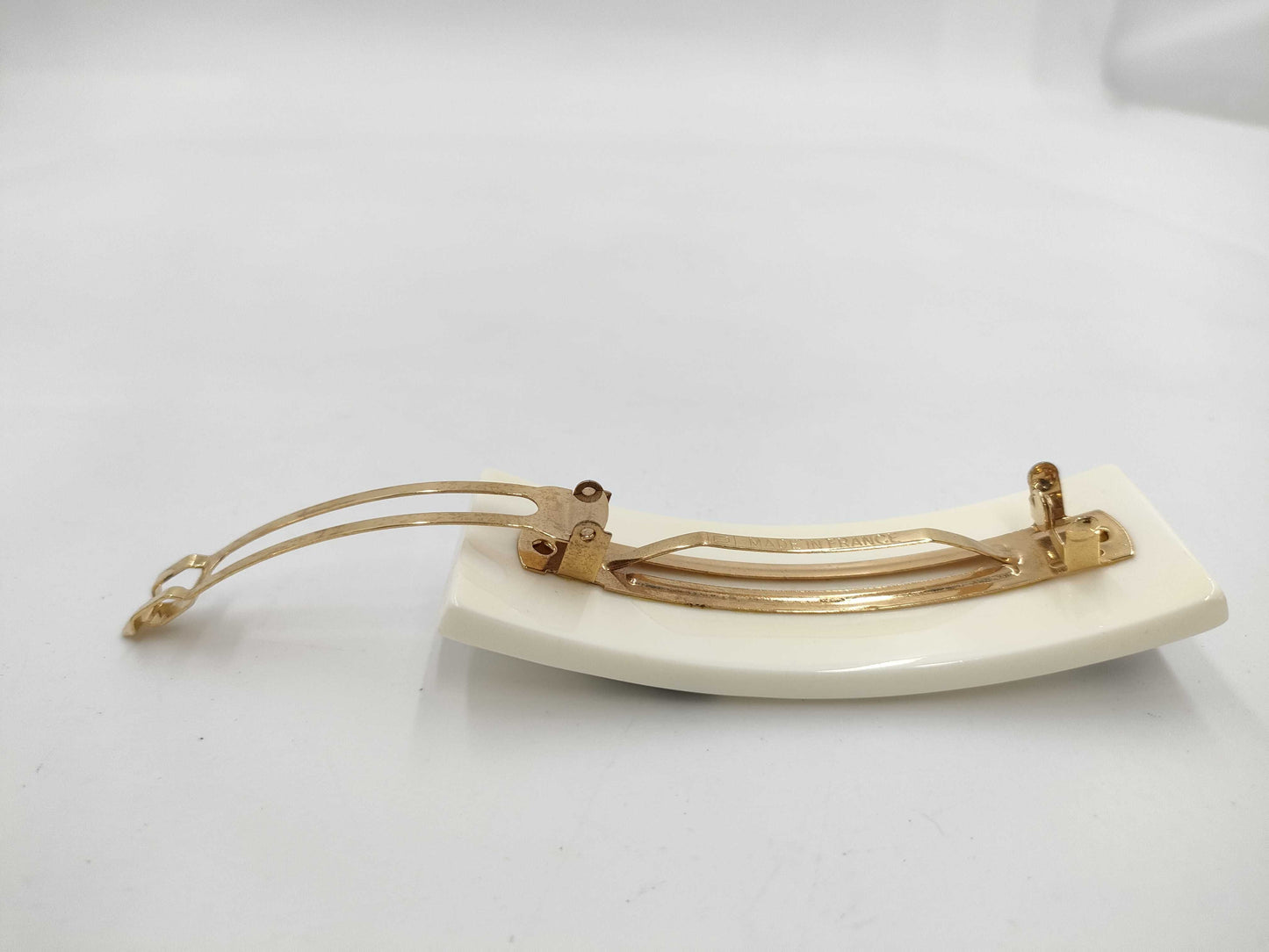 CHANEL Camellia Pla Barrette Hair Accessory