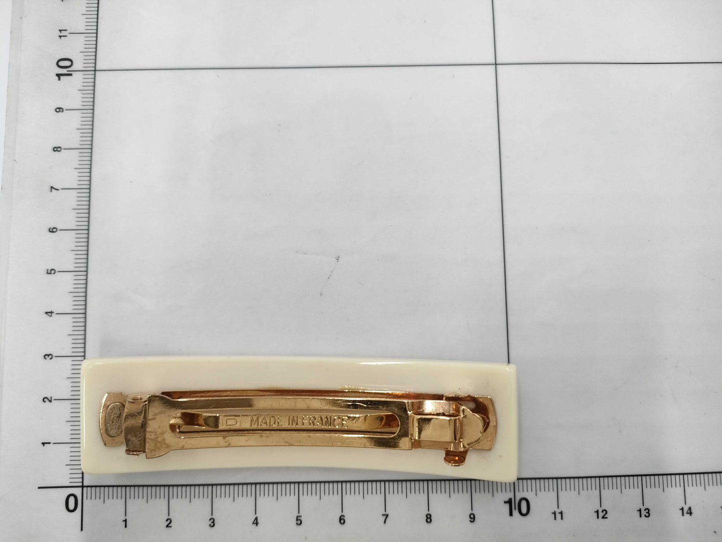 CHANEL 03P Camellia Coco Mark Barrette Hair Accessory