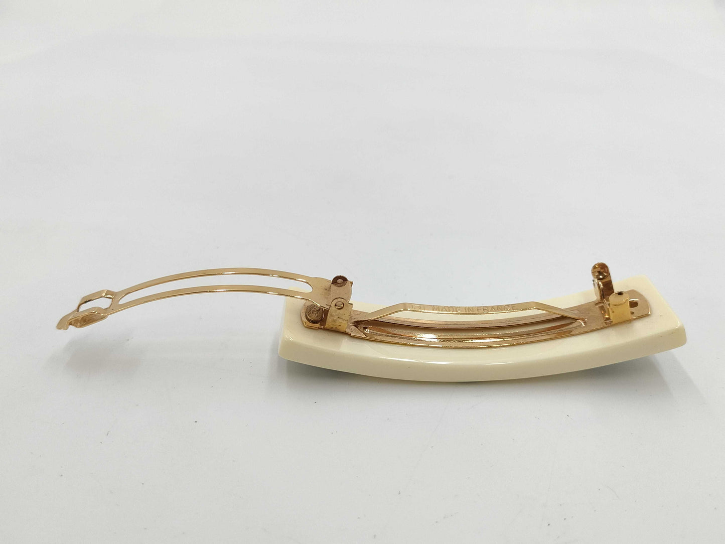 CHANEL 03P Camellia Coco Mark Barrette Hair Accessory