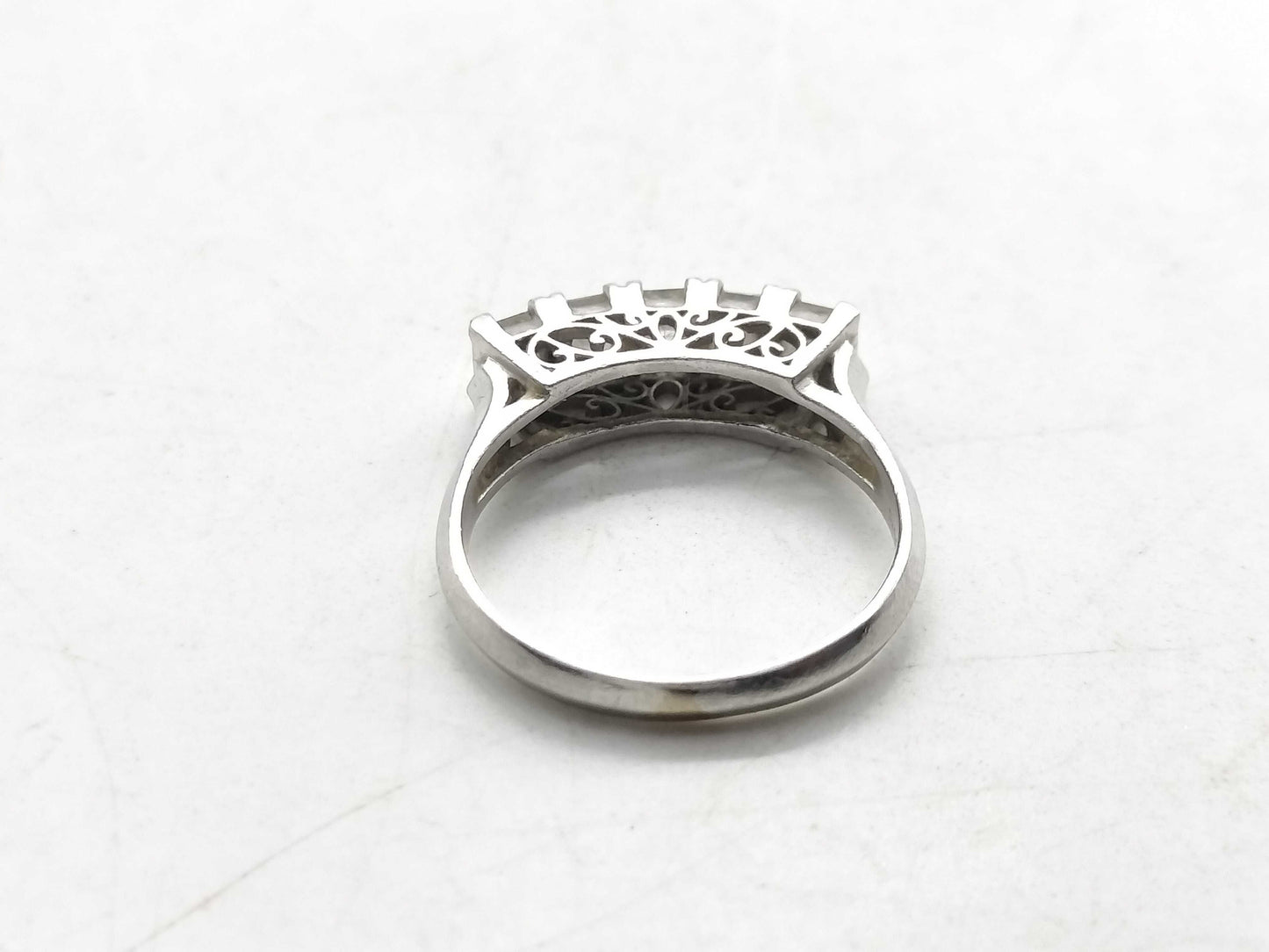 D0.80ct Pt900 3.4g Ring