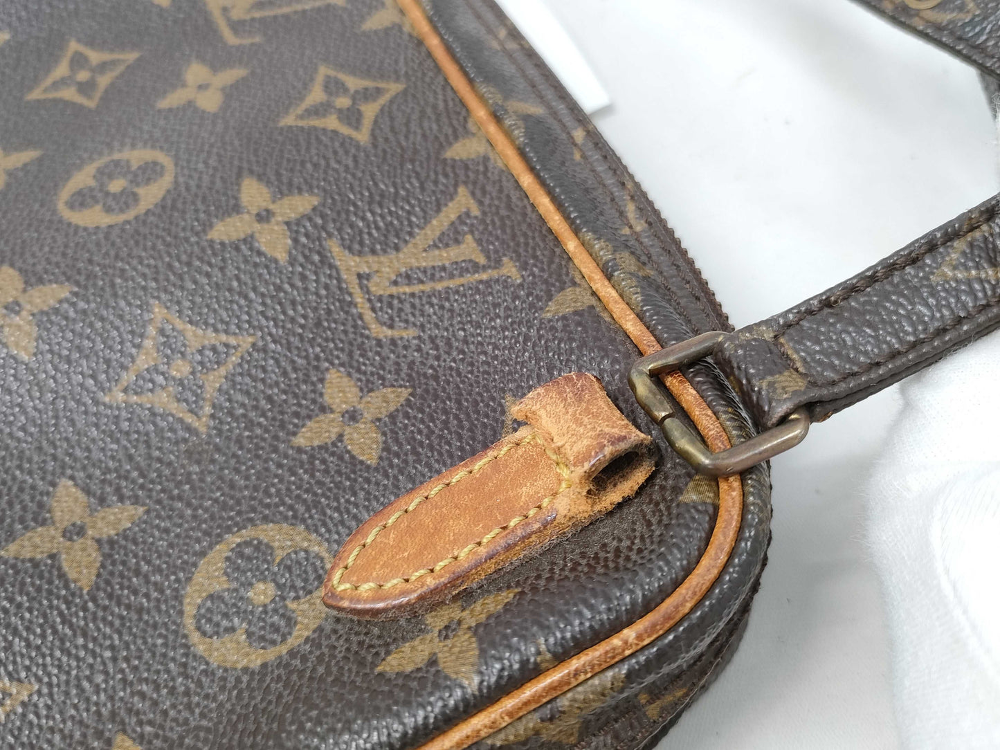 LOUIS VUITTON Monogram M51828 Pochette Marly Bandouliere Shoulder Bag