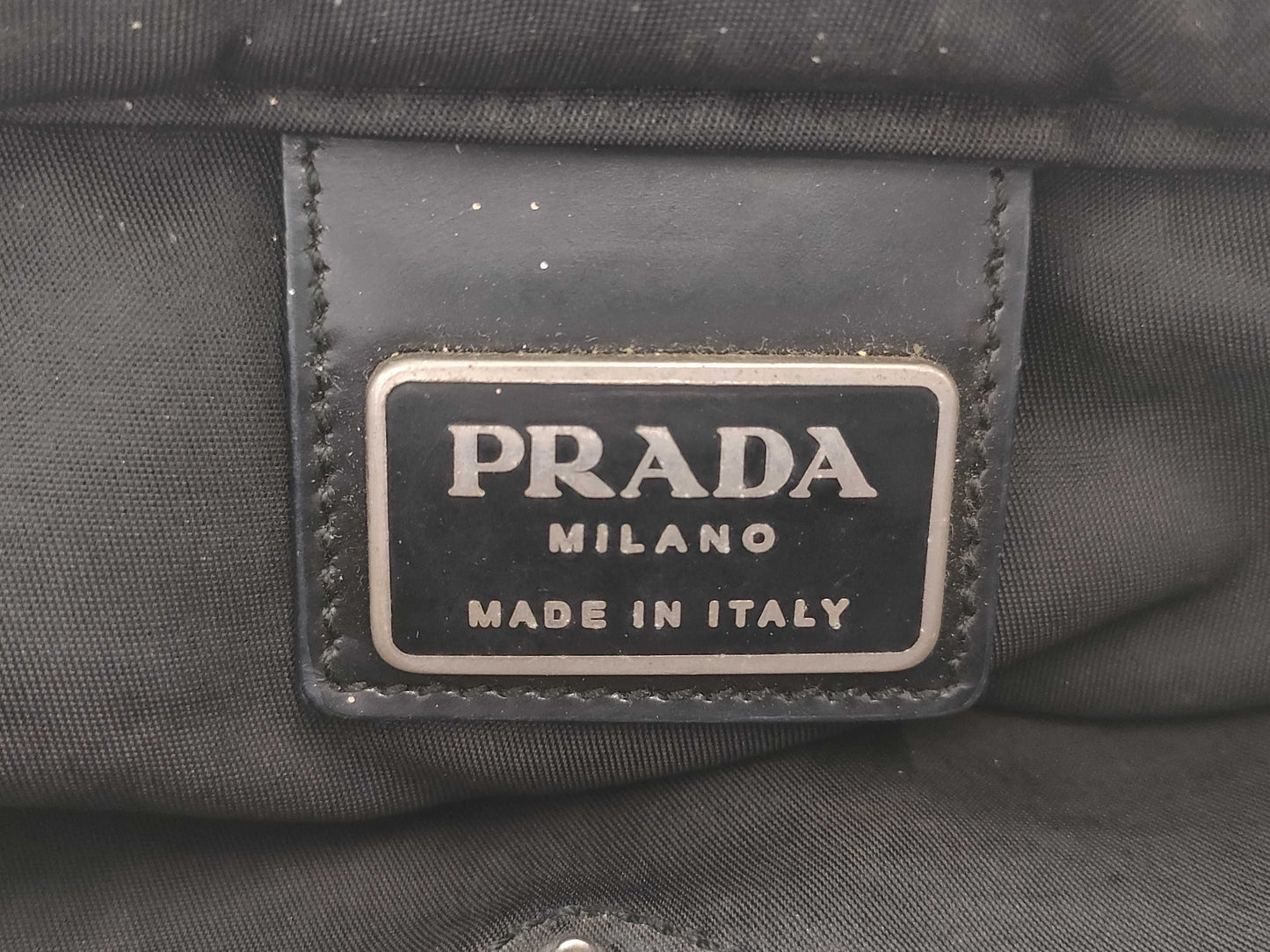 PRADA nylon shoulder bag