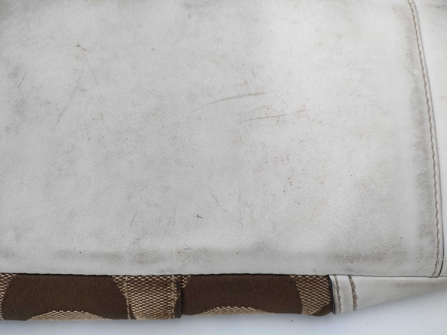 COACH Signature/Leather Tote 3-Piece Tote Bag