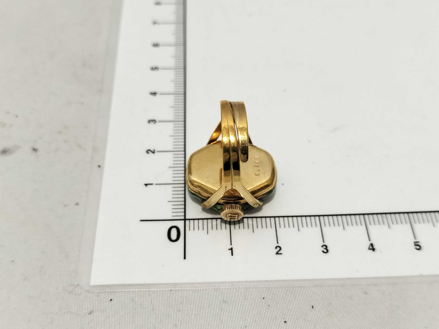 Buffeler Hand-Wound Ring Watch Ring