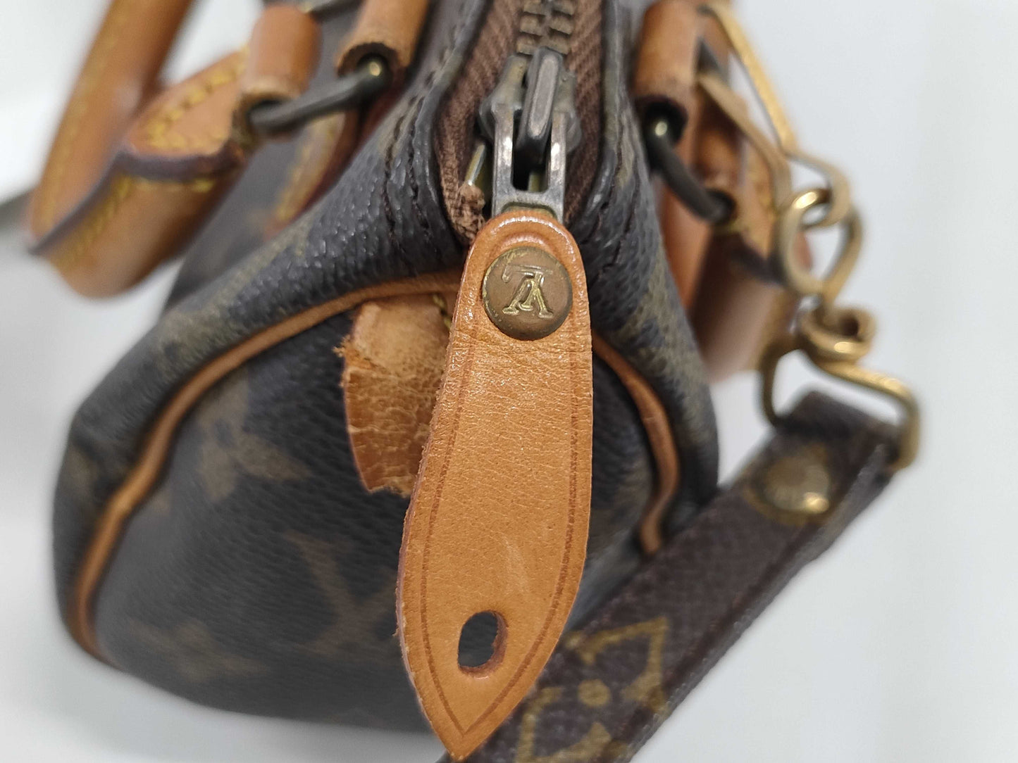 LOUIS VUITTON Mini Speedy Bandouliere Shoulder Bag