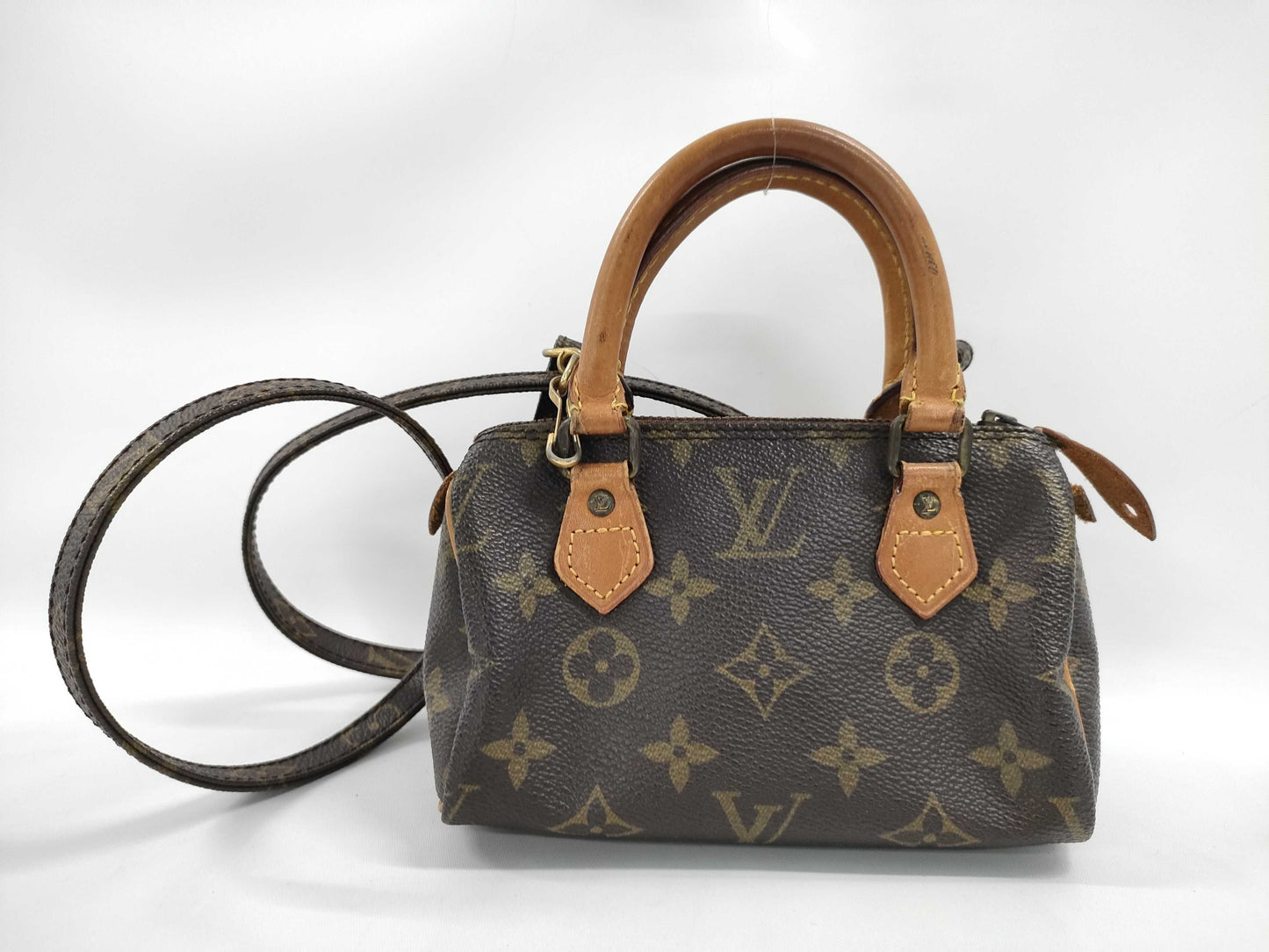 LOUIS VUITTON Mini Speedy Bandouliere Shoulder Bag