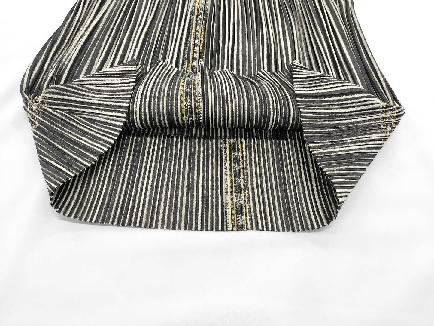 ISSEY MIYAKE Pleats Please Hickory Denim Print Skirt
