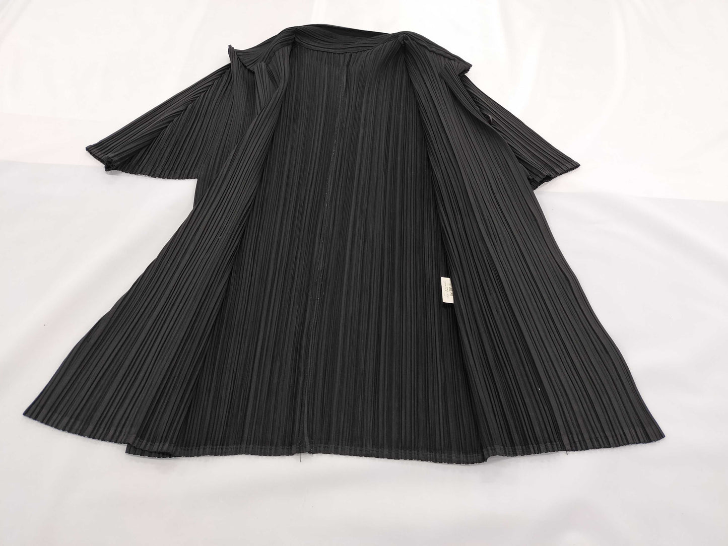 ISSEY MIYAKE Pleats Please Short Sleeve Shirt Black Shirt