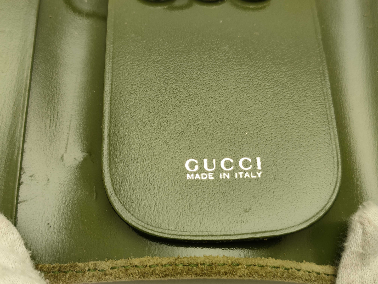 GUCCI Horsebit Key Case/Suede Key Case/Key Holder