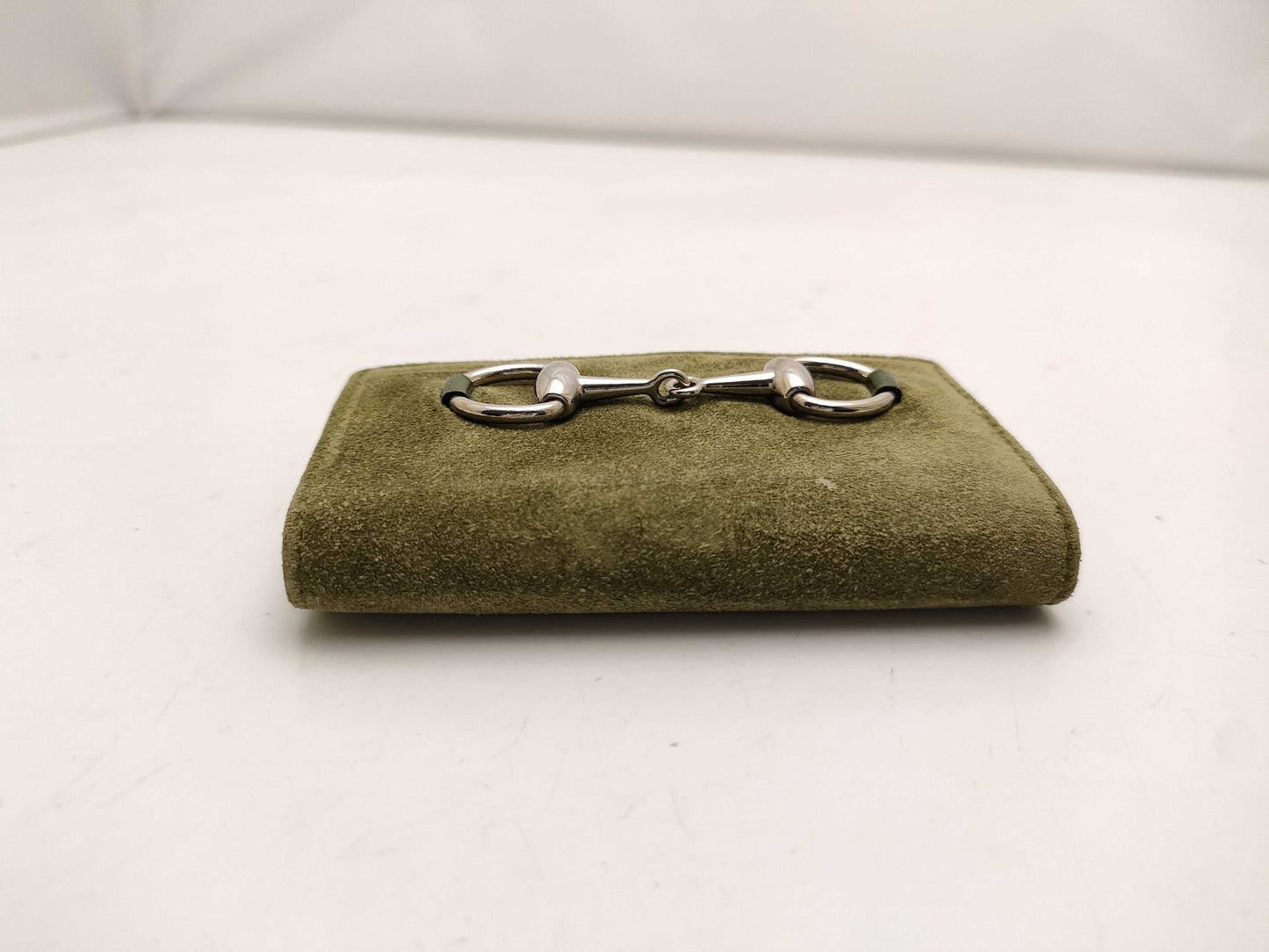 GUCCI Horsebit Key Case/Suede Key Case/Key Holder