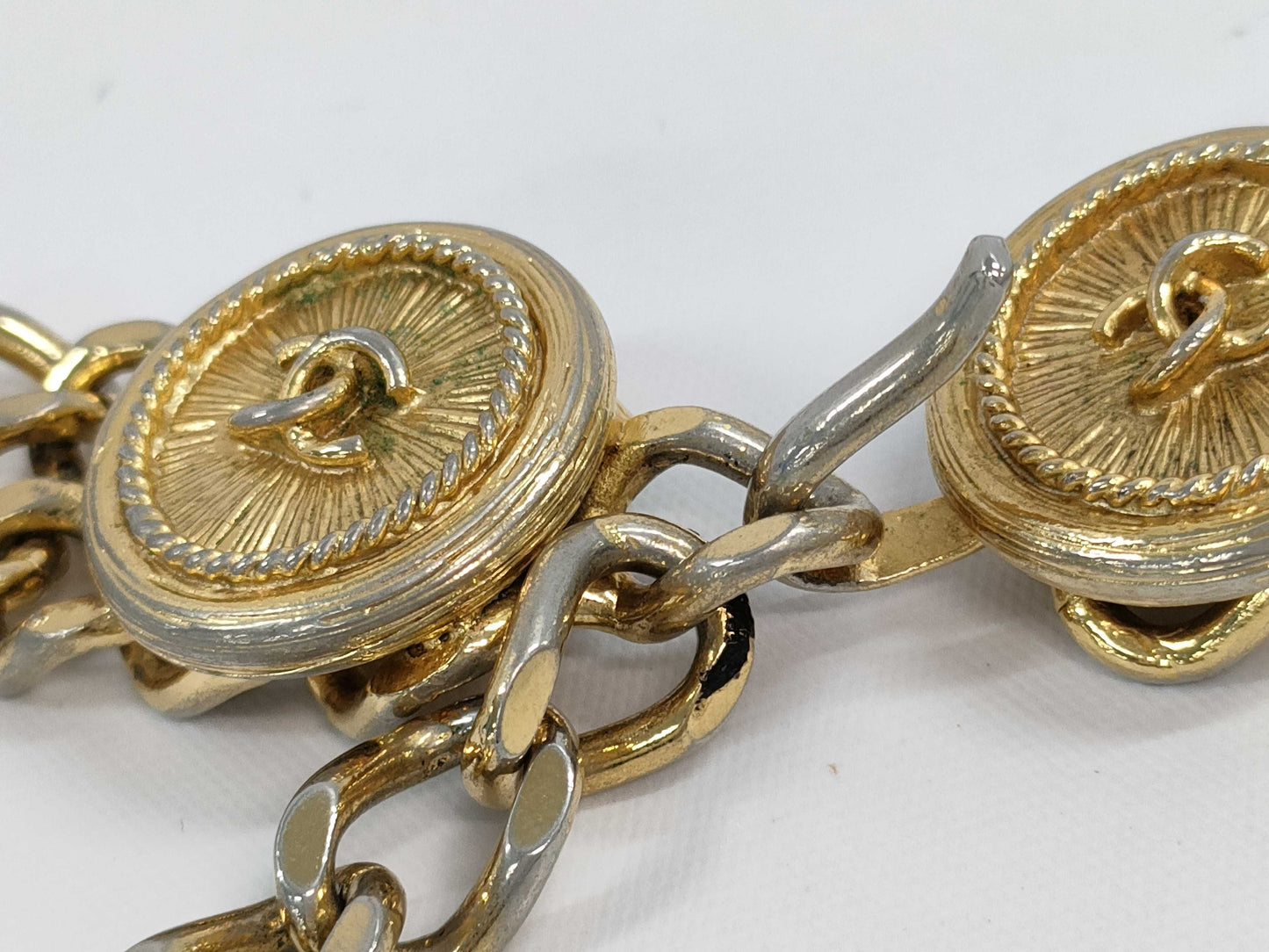 CHANEL Chain Belt Medallion Belt
