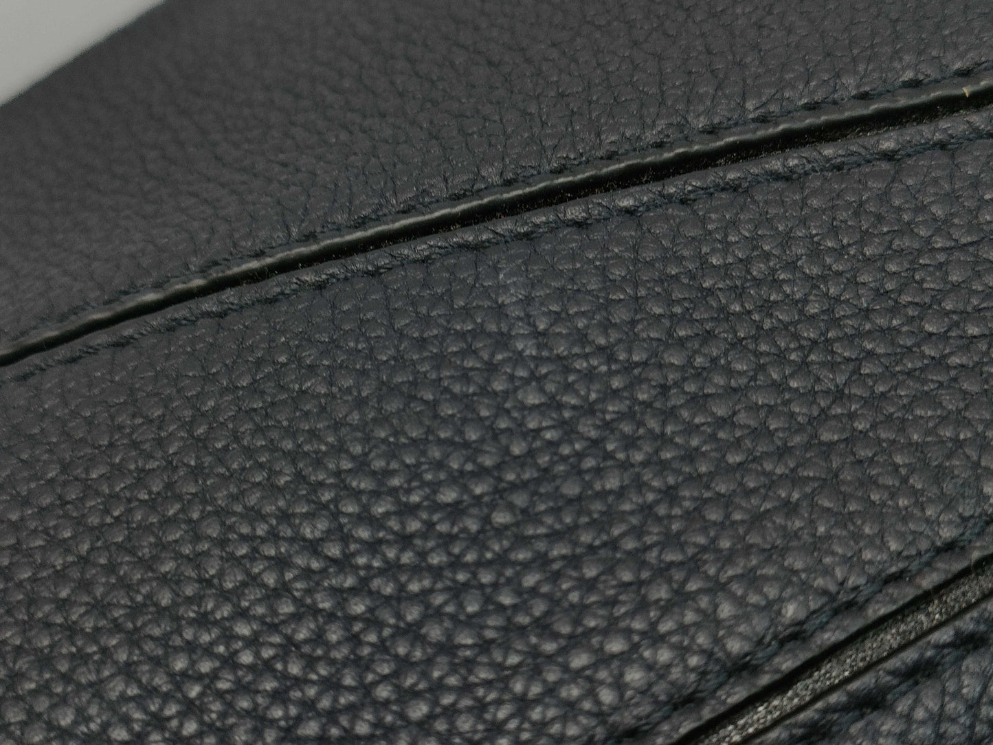 LOEWE Puzzle Edge Small Soft Grain Calfskin Navy Handbag