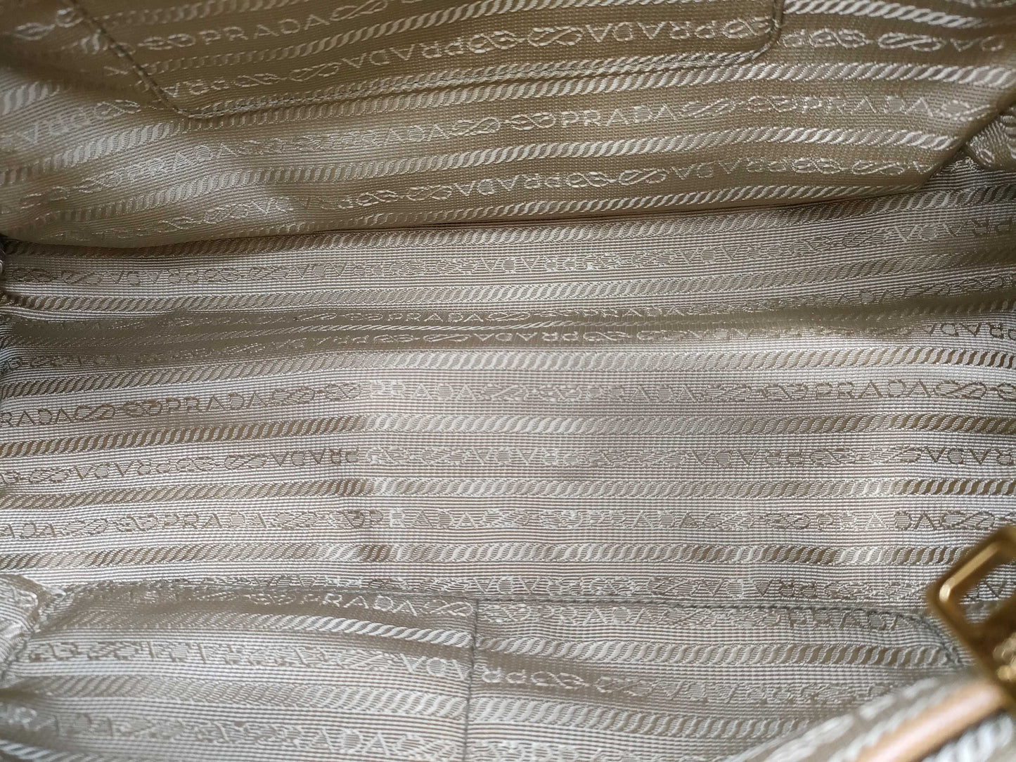 PRADA Raffia Tote Triangle Logo Handbag